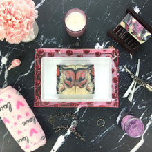 Load image into Gallery viewer, Cherry Almond Artisan Soap Flat lay lifestyle photography