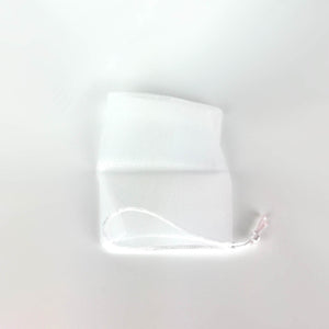 White Nylon Soap Pouch